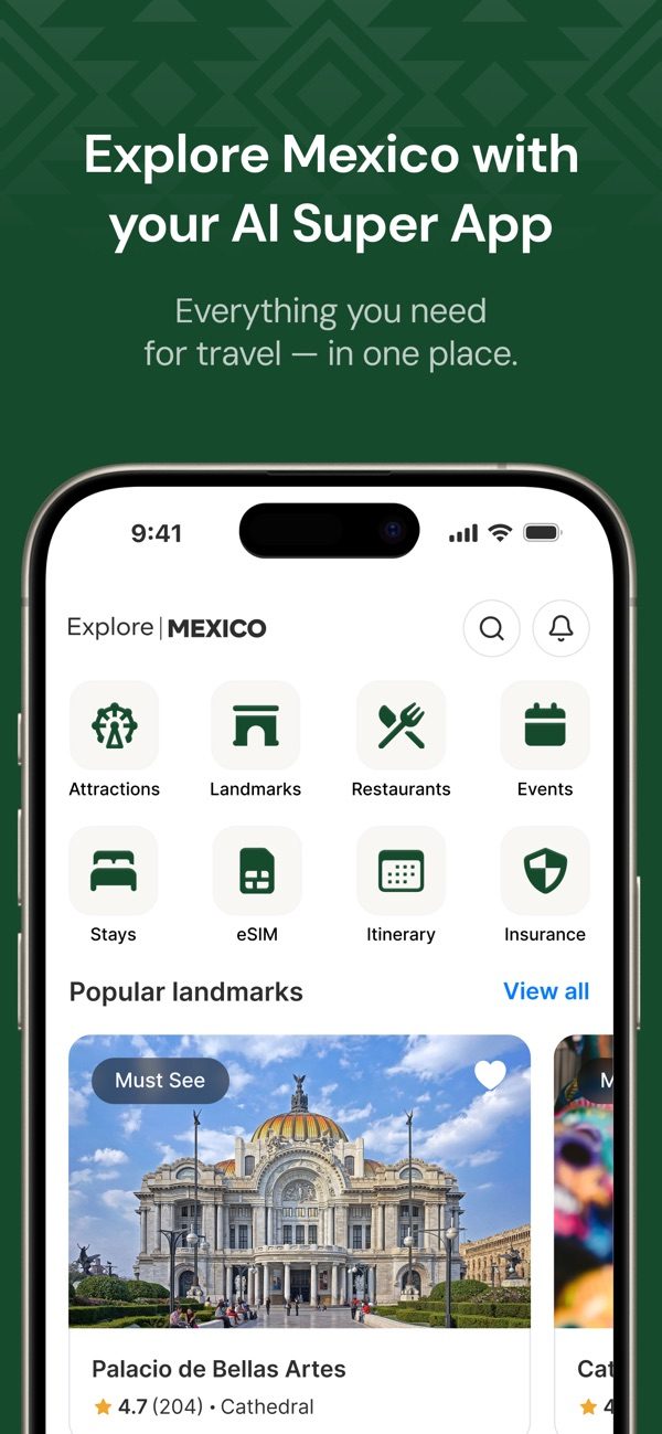 Explore Mexico app on the App Store: Explore Mexico with your AI Super App